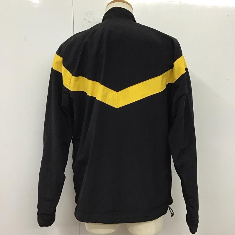 古着 USED ジャケット、上着 ジャケット、ブレザー ジップアップジャケット ジャンパー ジャケット us古着 M ロゴ、文字 黒 / ブラック / X 黄 / イエロー /  メンズ USED 古着 中古 10122126
