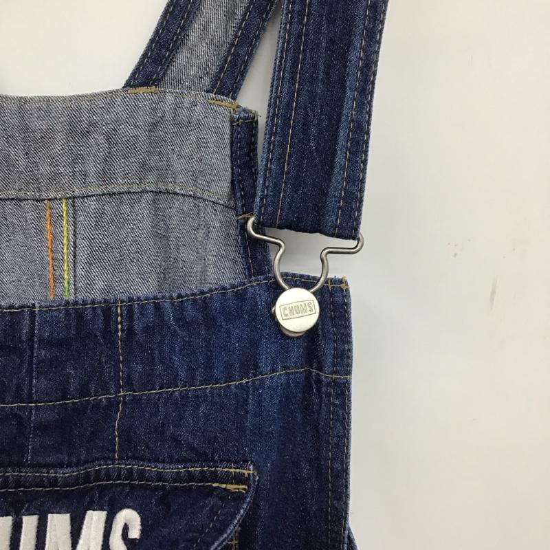 チャムス CHUMS サロペット・オーバーオール サロペット、オーバーオール ch03-1318 ビーバーオールオーバーザオーバーオール M ロゴ、文字 インディゴ / インディゴ /  メンズ USED 古着 中古 10146163