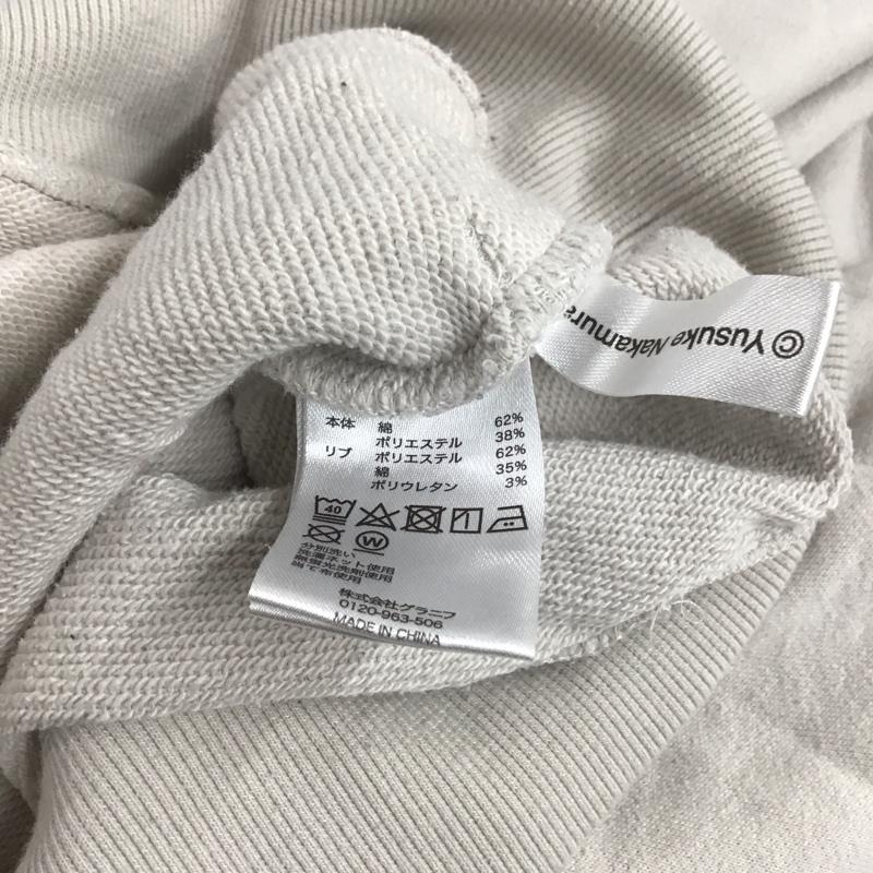 グラニフ graniph パーカー 長袖 長袖パーカー プルオーバーパーカー スウェット XL 刺繍 グレージュ / グレージュ /  メンズ USED 古着 中古 10148964