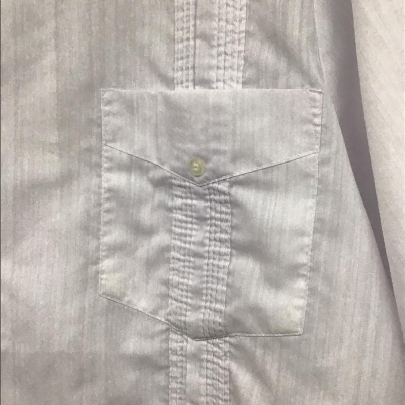 古着 USED シャツ、ブラウス 半袖 半袖シャツ 無地シャツ ポケットシャツ キューバシャツ 無地 白 / ホワイト /  メンズ USED 古着 中古 10136237