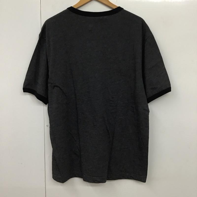 エディフィス EDIFICE Tシャツ 半袖 半袖カットソー 無地Tシャツ クルーネックカットソー XL 無地 灰 / グレー /  メンズ USED 古着 中古 10130945