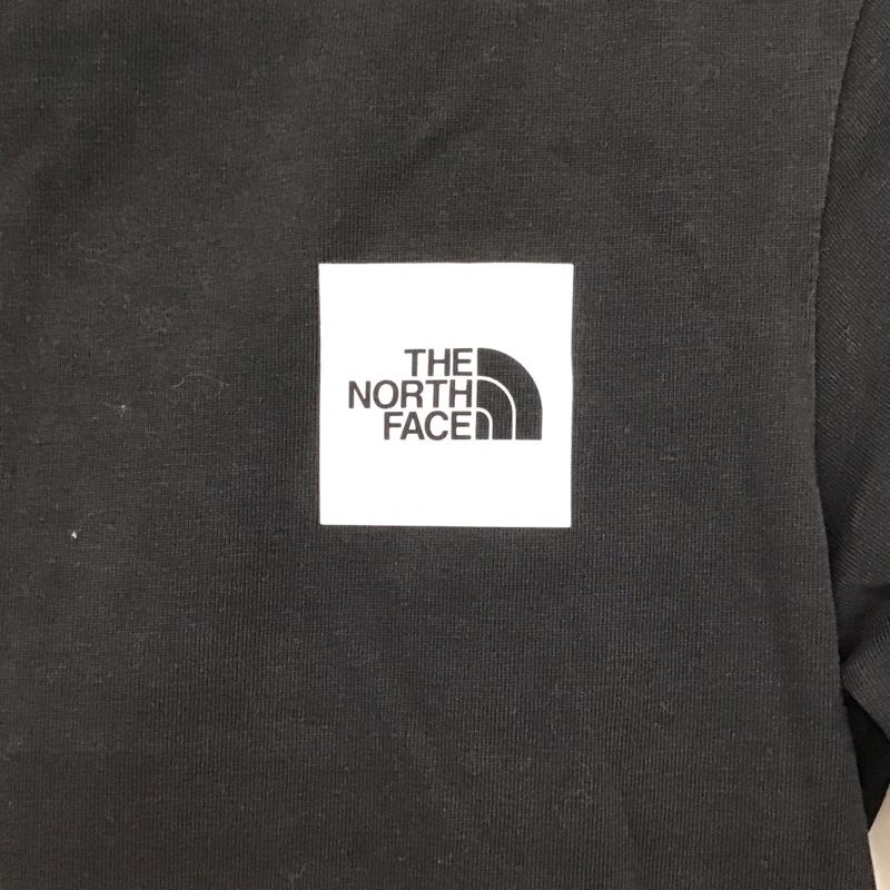 ザノースフェイス THE NORTH FACE Tシャツ 長袖 ロングスリーブ スモールスクエアロゴティー キッズ 150cm 150cm プリント 黒 / ブラック /  ボーイズ USED 古着 中古 10118096