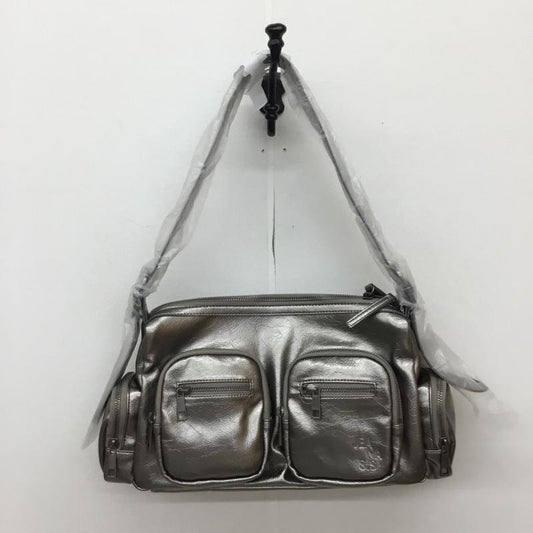 ジーナシス JEANASIS ハンドバッグ ハンドバッグ ロゴ、文字 銀 / シルバー /  レディース USED 古着 中古 10136405