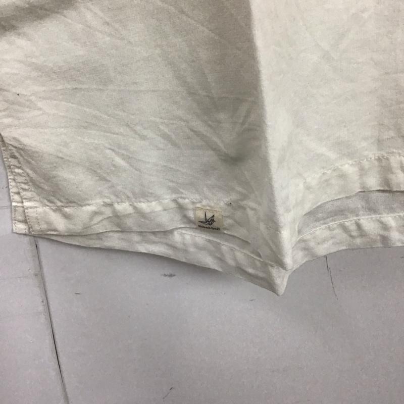 モンベル mont-bell シャツ、ブラウス 半袖 KAMICO L 無地 X ロゴ、文字 白 / ホワイト /  メンズ USED 古着 中古 10128504