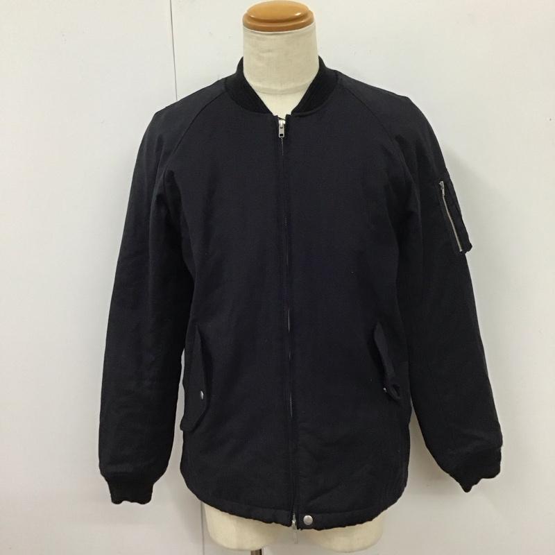 ビームス BEAMS ジャケット、上着 ジャンパー、ブルゾン 11-18-2347-152 ウール 中綿 MA-1 L 無地 紺 / ネイビー /  メンズ USED 古着 中古 10115878