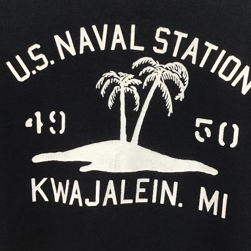 ザリアルマッコイズ THE REAL McCOY S Tシャツ 半袖 半袖カットソー プリントTシャツ クルーネックカットソー S プリント 黒 / ブラック /  メンズ USED 古着 中古 10113148