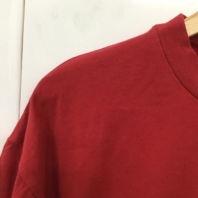 ナイキ NIKE Tシャツ 半袖 半袖カットソー プリントTシャツ クルーネックカットソー XL ロゴ、文字 えんじ / ワインレッド /  メンズ USED 古着 中古 10130338