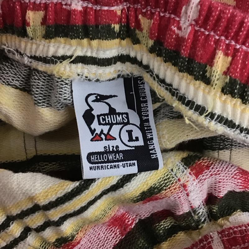 チャムス CHUMS パンツ ワークパンツ、ペインターパンツ カジュアルパンツ ワークパンツ ワイドパンツ 総柄パンツ L プリント マルチカラー / マルチカラー /  メンズ USED 古着 中古 10106814