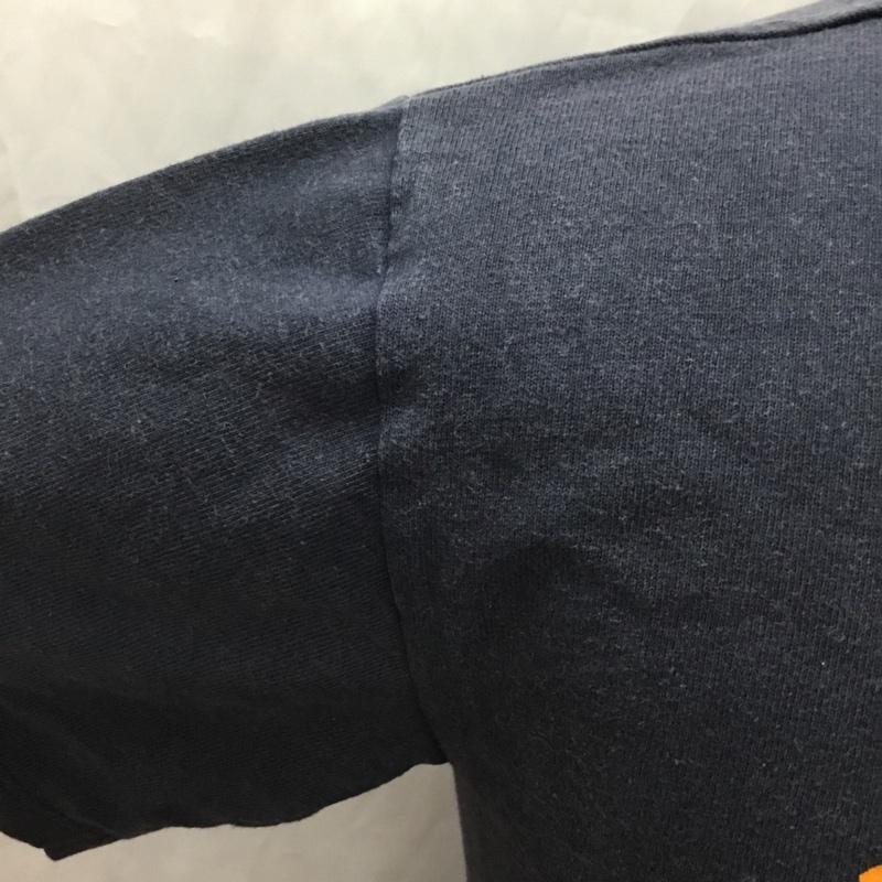 チャンピオン Campion Tシャツ 半袖 S プリント X ロゴ、文字 黒 / ブラック /  メンズ USED 古着 中古 10112740