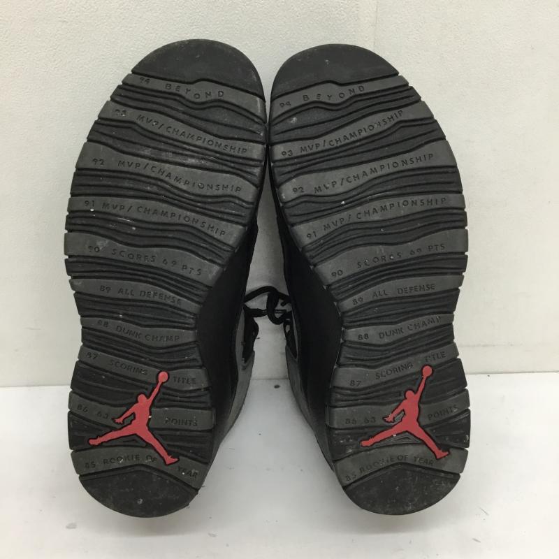 ナイキ NIKE スニーカー スニーカー NIKE AIR JORDAN 10 RETRO 310805-002 28.0cm ロゴ、文字 灰 / グレー / X 黒 / ブラック /  メンズ USED 古着 中古 10129902
