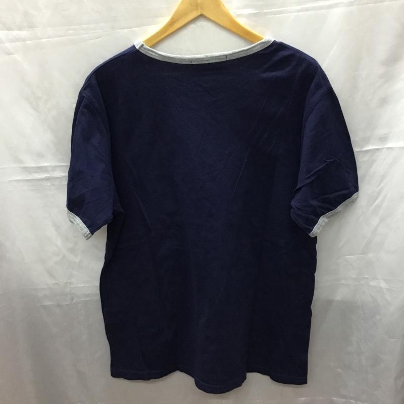 グローバルワーク GLOBAL WORK Tシャツ 半袖 XL プリント 紺 / ネイビー /  メンズ USED 古着 中古 10110690