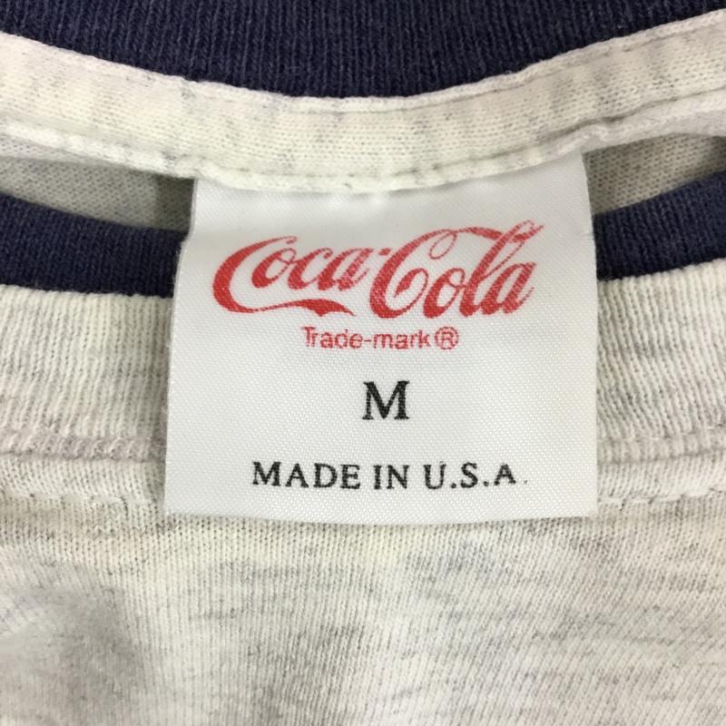 コカコーラ Coca Cola Tシャツ 半袖 M プリント 灰 / グレー /  メンズ USED 古着 中古 10109708