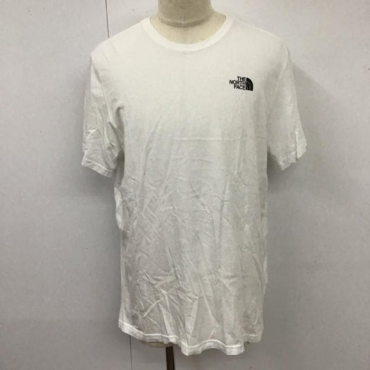 ザノースフェイス THE NORTH FACE Tシャツ 半袖 半袖 XL ロゴ、文字 白 / ホワイト /  メンズ USED 古着 中古 10119691