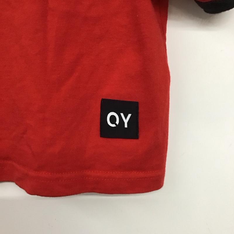 オーワイ OY Tシャツ 半袖 ショート丈 クロップド丈 ロゴ、文字 赤 / レッド /  レディース USED 古着 中古 10133711