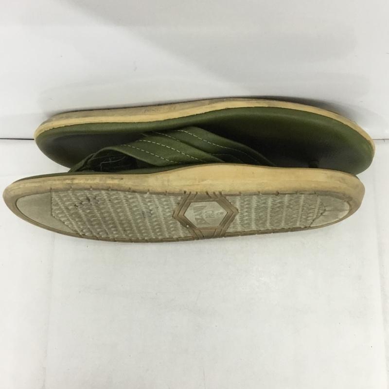 アイランドスリッパ ISLAND SLIPPER サンダル サンダル トングサンダル 無地 緑 / グリーン /  メンズ USED 古着 中古 10138039