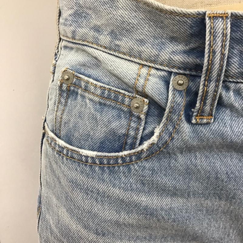 アズールバイマウジー AZUL BY MOUSSY パンツ デニム、ジーンズ 250DSA11-336J HIGH WAIST DENIM STRAIGHT S 無地 水色 / ライトブルー /  レディース USED 古着 中古 10120017