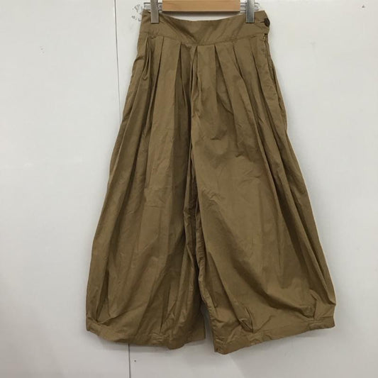 ハーベスティ HARVESTY ボトムス ボトムス A21609-41 ワイドパンツ 1 無地 ベージュ / ベージュ /  レディース USED 古着 中古 10129769