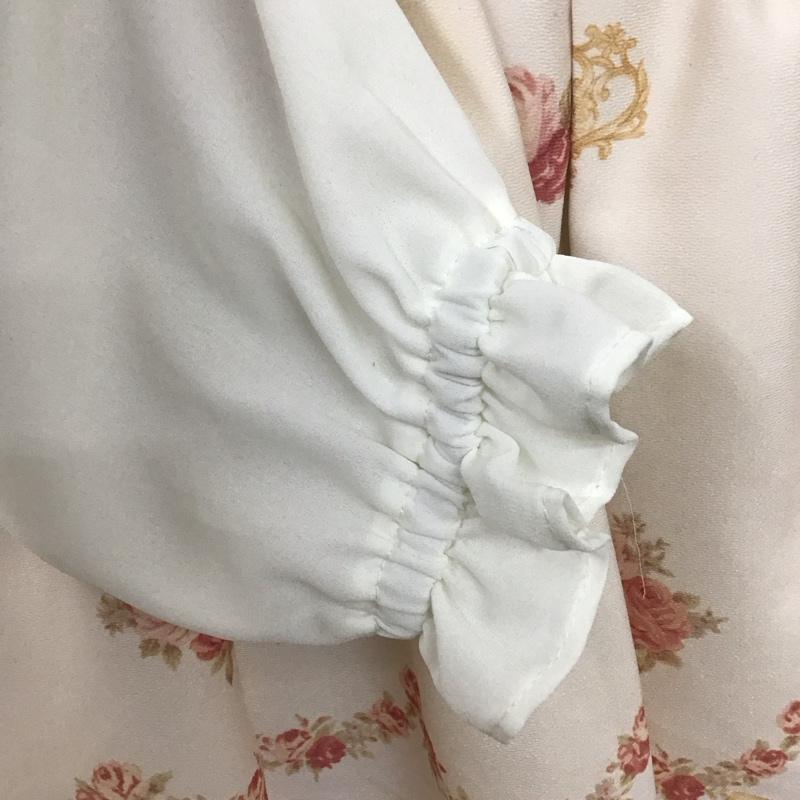 リズリサ LIZ LISA ワンピース ひざ丈スカート 162-6030-0 額縁柄ワンピース 長袖ワンピース フレアスカート 0 総柄 X 花柄 マルチカラー / マルチカラー /  レディース USED 古着 中古 10111911
