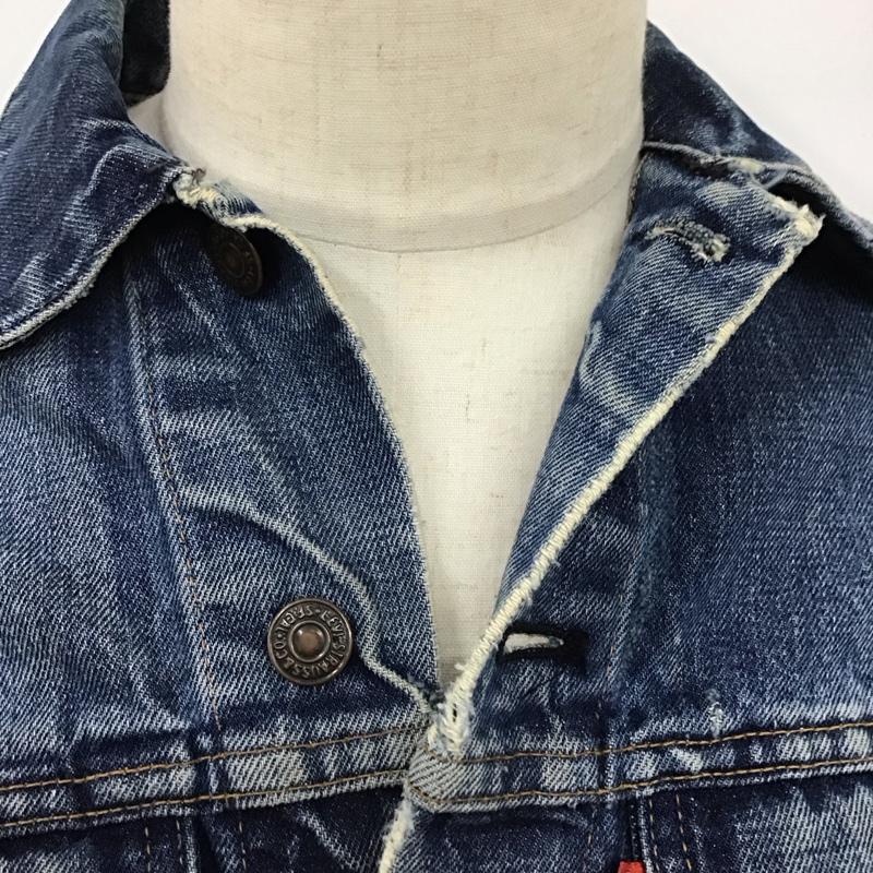 リーバイス Levi s ジャケット、上着 ジャケット、ブレザー デニムジャケット カラージャケット 長袖ジャケット ブルゾン Gジャン 無地 インディゴ / インディゴ /  メンズ USED 古着 中古 10124201