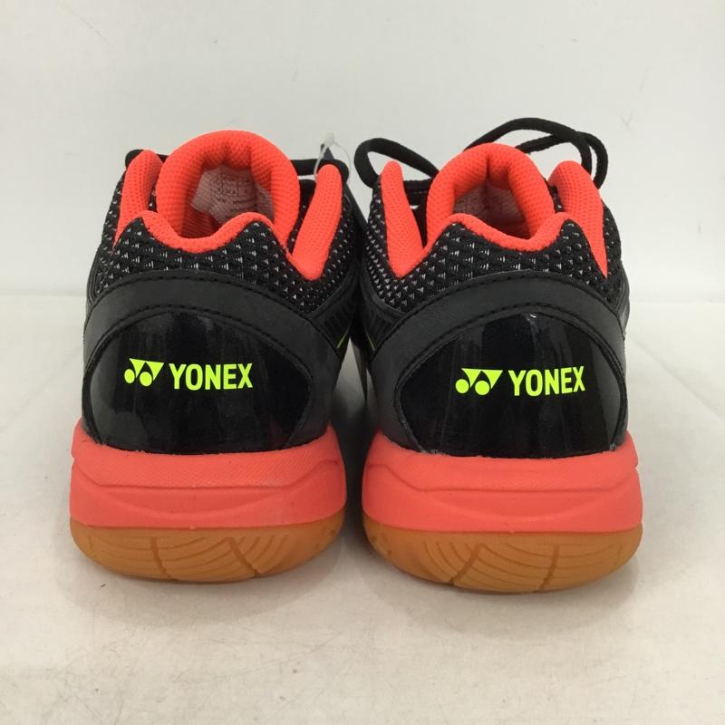 ヨネックス YONEX スニーカー スニーカー SHB65Z パワークッション65Z 23.5cm バドミントンシューズ 箱有 23.5cm ロゴ、文字 黒 / ブラック / X 赤 / レッド / X 黄 / イエロー /  レディース USED 古着 中古 10149906