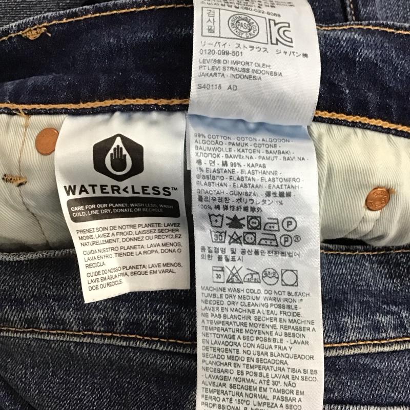 リーバイストラウスアンドコー Levi Strauss & co. パンツ デニム、ジーンズ デニムパンツ ワイドパンツ カジュアルパンツ ストレッチパンツ 31インチ 無地 インディゴ / インディゴ /  メンズ USED 古着 中古 10144802