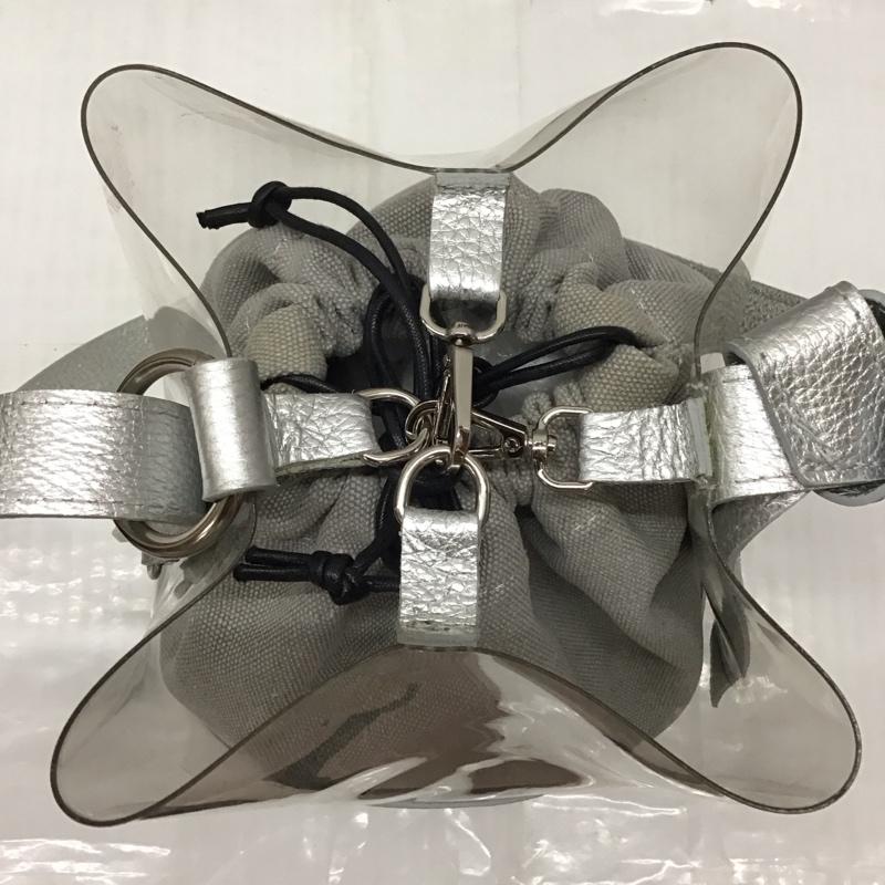 セオリーリュクス theory luxe ショルダーバッグ ショルダーバッグ バケツバッグ クリア 無地 銀 / シルバー / X 透明 / クリア /  レディース USED 古着 中古 10116970