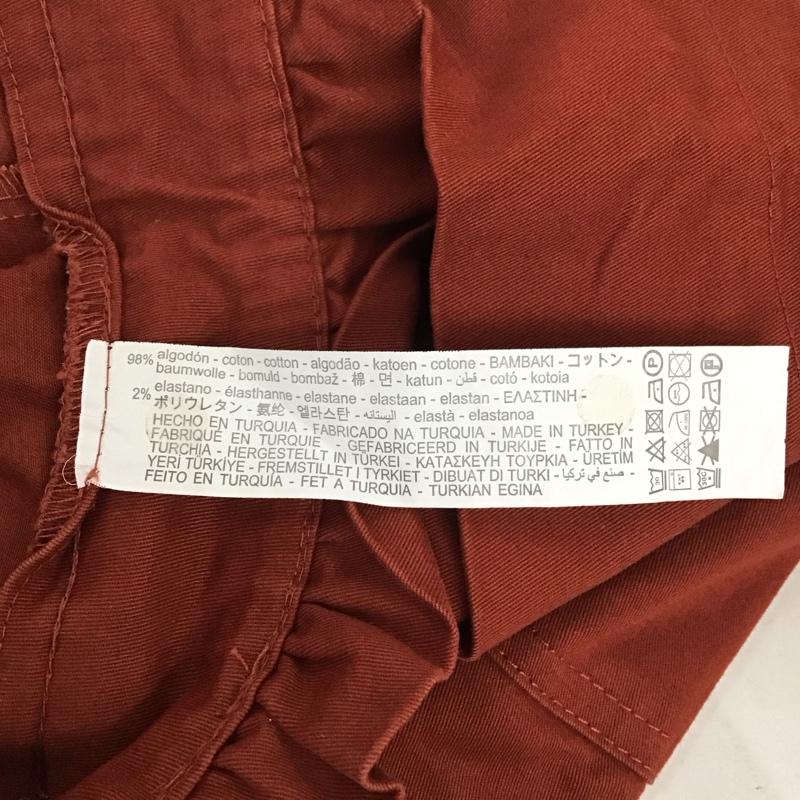 ザラ ZARA パンツ スラックス S 無地 茶 / ブラウン /  レディース USED 古着 中古 10150188
