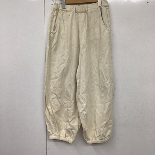 ひより HIYORI ボトムス ボトムス AM-0509 ワイドパンツ FREE 無地 アイボリー / アイボリー /  レディース USED 古着 中古 10129615