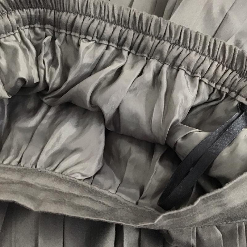 サマンサモスモス Samansa Mos2 スカート ロングスカート ロングスカート フレアスカート カジュアルスカート FREE 無地 ダークグレー / ダークグレー /  レディース USED 古着 中古 10145387