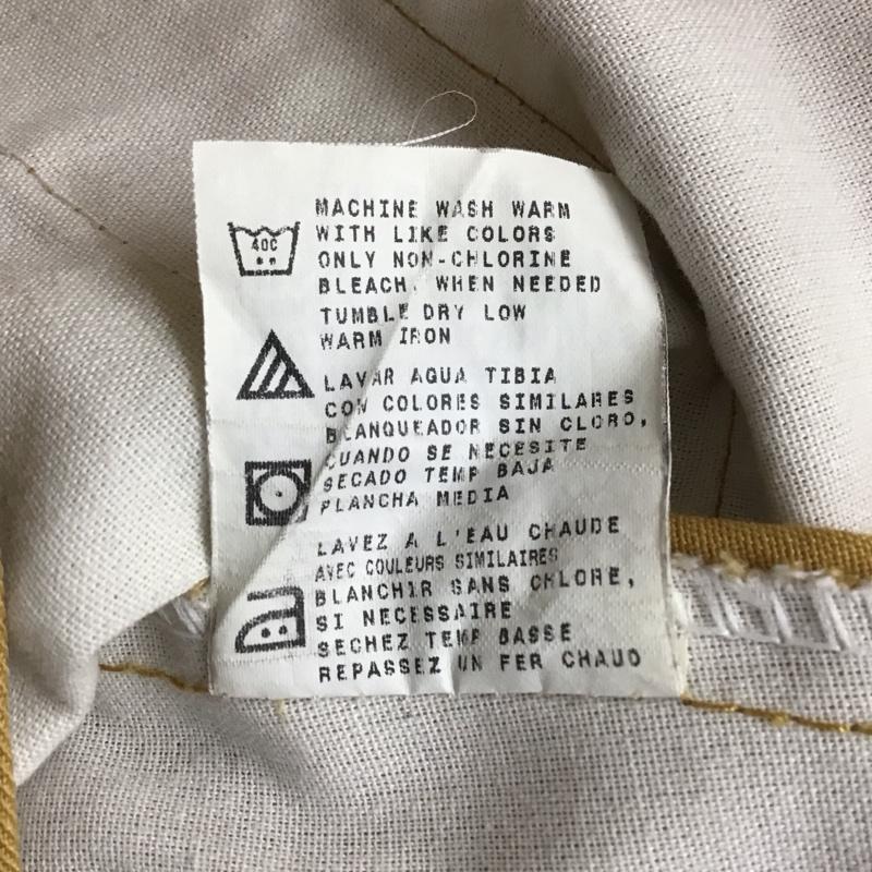 ディッキーズ Dickies パンツ ショートパンツ ショートパンツ ハーフパンツ カジュアルパンツ 30インチ ロゴ、文字 黄 / イエロー /  メンズ USED 古着 中古 10119704