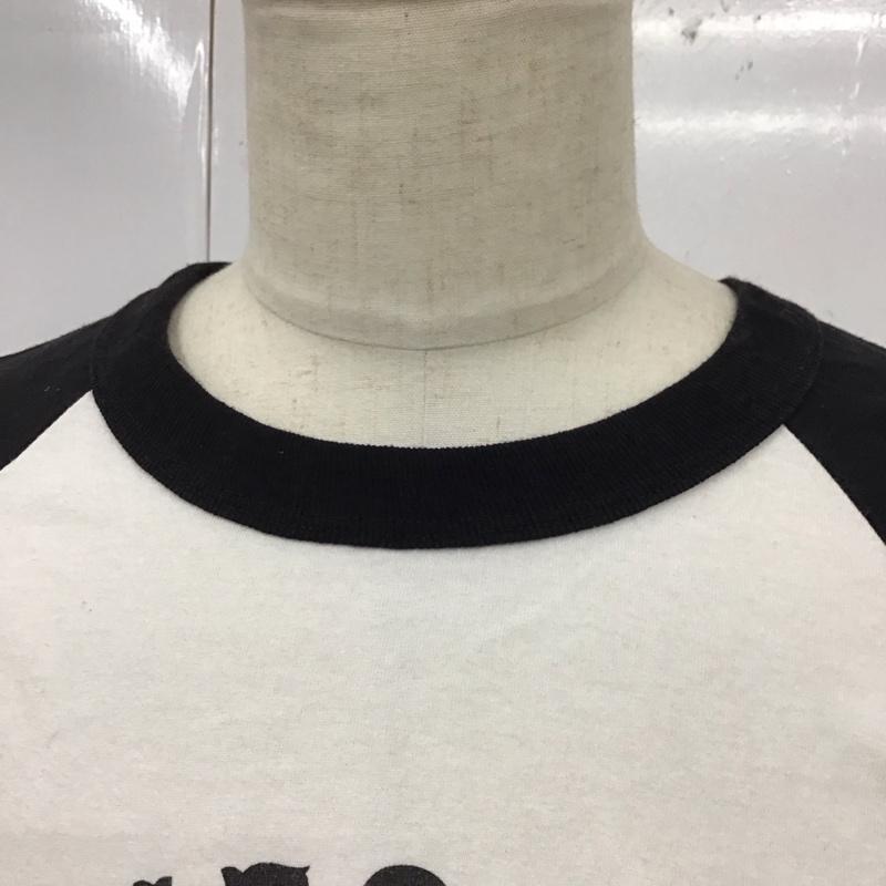 エクストララージ XLARGE カットソー 七分袖 KILLFORNIA ラグランカットソー バックプリント XL ロゴ、文字 黒 / ブラック / X 白 / ホワイト /  メンズ USED 古着 中古 10119829