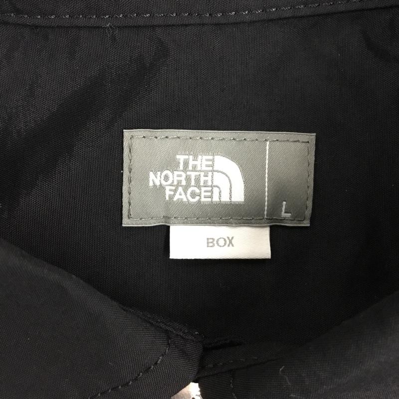 ザノースフェイス THE NORTH FACE シャツ、ブラウス 半袖 nr22331 半袖シャツ カラーシャツ カジュアルシャツ L ロゴ、文字 黒 / ブラック /  メンズ USED 古着 中古 10108991
