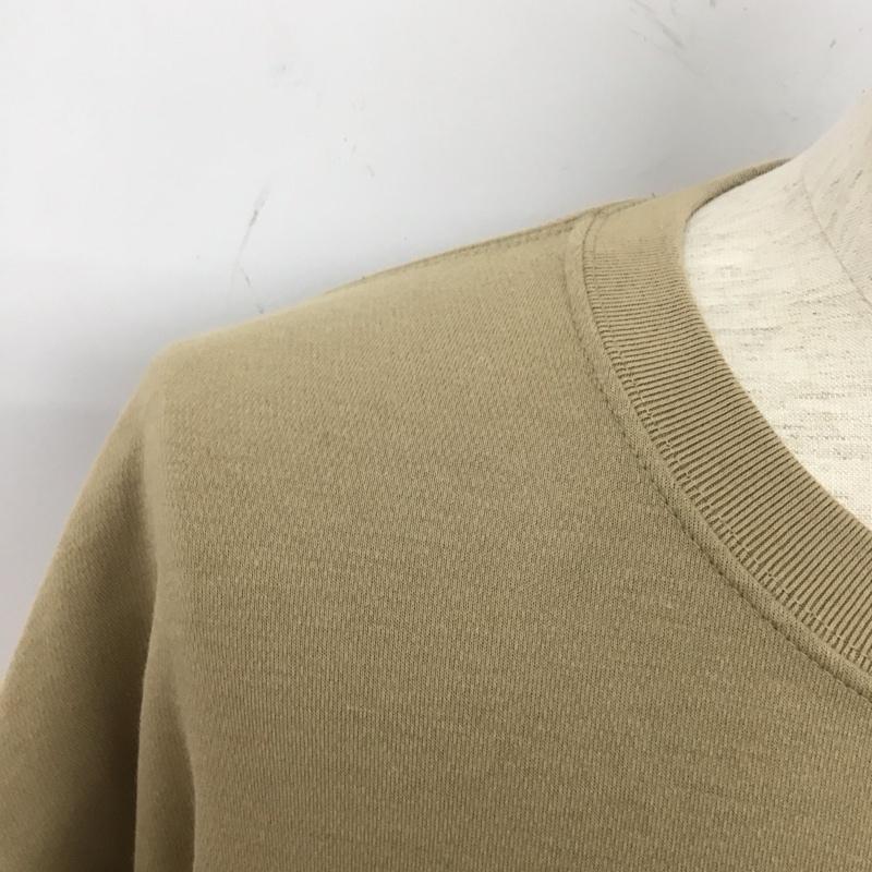 ニューエラ NEW ERA Tシャツ 半袖 L ロゴ、文字 X プリント 茶 / ブラウン /  メンズ USED 古着 中古 10107993