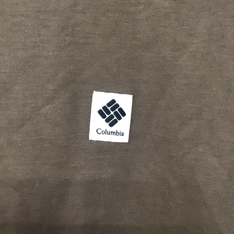 コロンビア Columbia Tシャツ 半袖 120 PM0145 半袖カットソー プリントTシャツ M ロゴ、文字 茶 / ブラウン /  メンズ USED 古着 中古 10135736