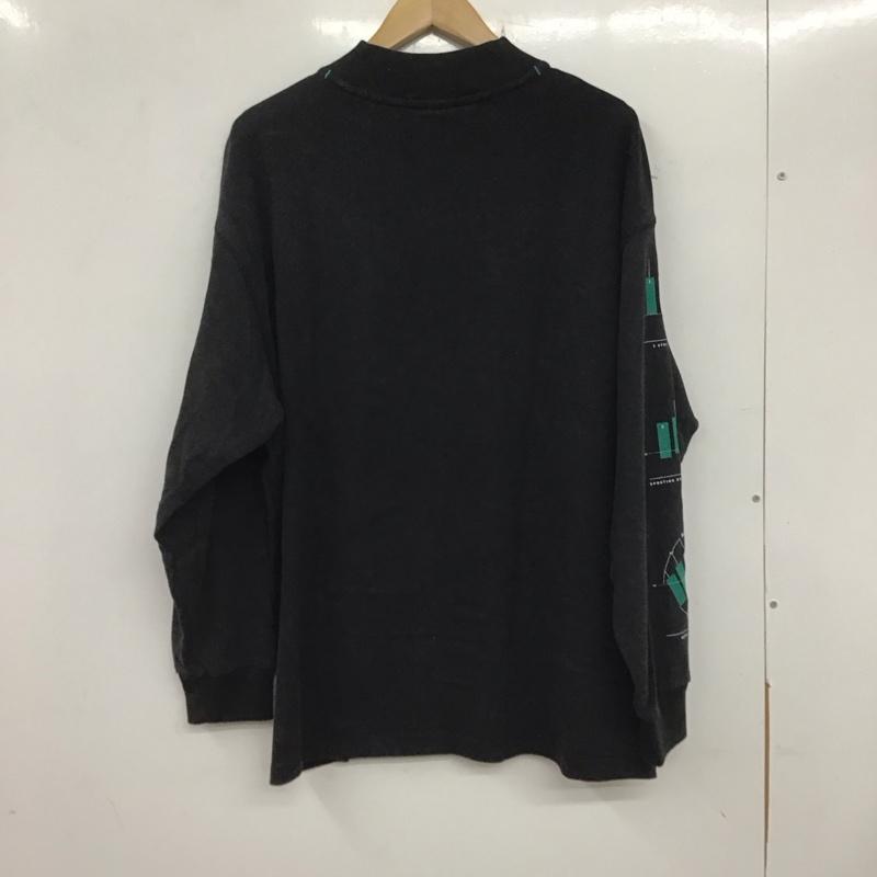 アディダス adidas Tシャツ 長袖 JN4849 EQT GFX TEE Long Sleeve XXL ロゴ、文字 X プリント 黒 / ブラック /  メンズ USED 古着 中古 10134817