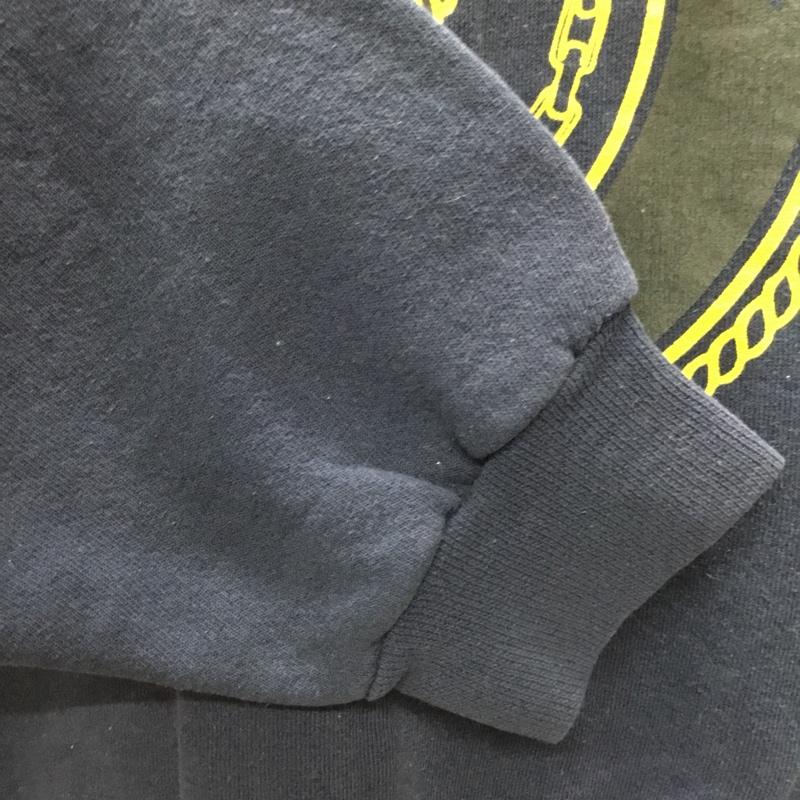 古着 USED トレーナー 長袖 ミリタリー トレーナー u.s.navy 古着 クルーネック スウェット ロゴ、文字 紺 / ネイビー /  メンズ USED 古着 中古 10121926