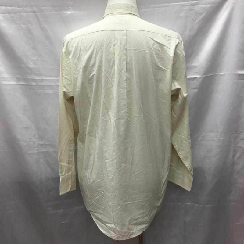 チャップス CHAPS シャツ、ブラウス 長袖 ボタンダウン M 無地 アイボリー / アイボリー /  メンズ USED 古着 中古 10116089