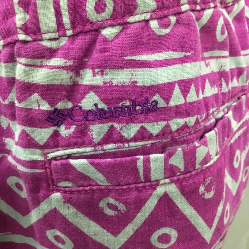 コロンビア Columbia パンツ ショートパンツ ハーフパンツ XL 総柄 紫 / パープル /  メンズ USED 古着 中古 10108756