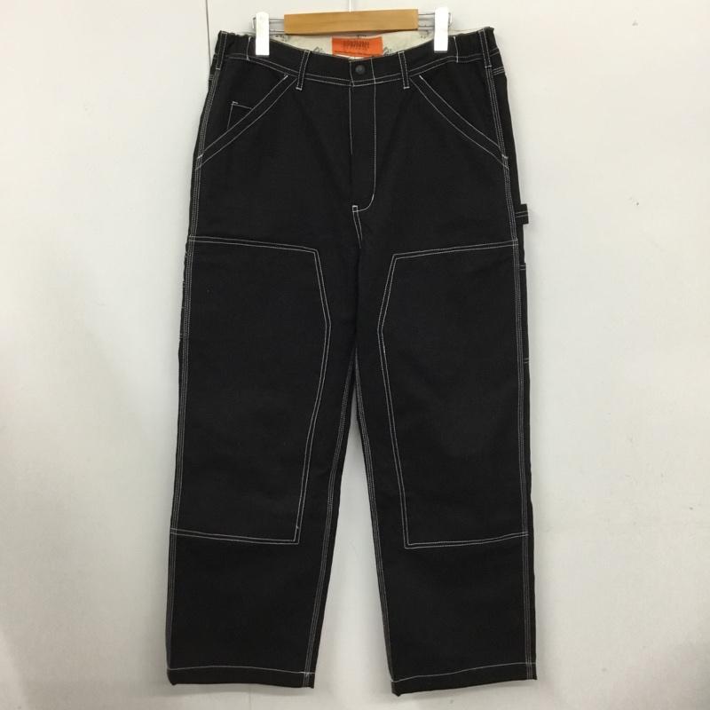 ユニバーサルオーバーオール UNIVERSAL OVERALL パンツ ワークパンツ、ペインターパンツ L 無地 黒 / ブラック /  メンズ USED 古着 中古 10109969
