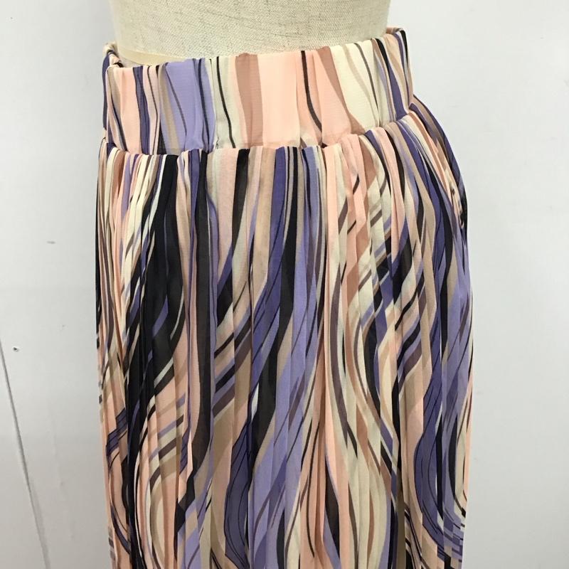 デュラス DURAS スカート ロングスカート ロングスカート フレアスカート カジュアルスカート FREE 総柄 マルチカラー / マルチカラー /  レディース USED 古着 中古 10117327