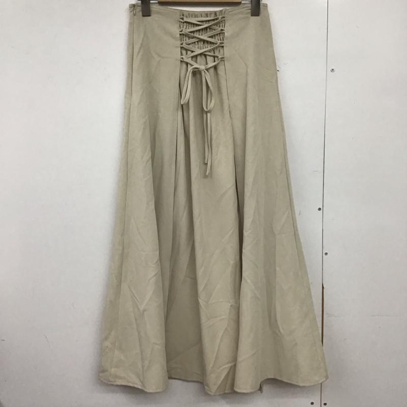 アルシーヴ archives スカート ロングスカート FREE 無地 ベージュ / ベージュ /  レディース USED 古着 中古 10147887