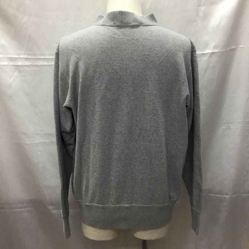 トゥームーン two moon トレーナー 長袖 スウェット ジップアップ 42 無地 灰 / グレー /  メンズ USED 古着 中古 10108893