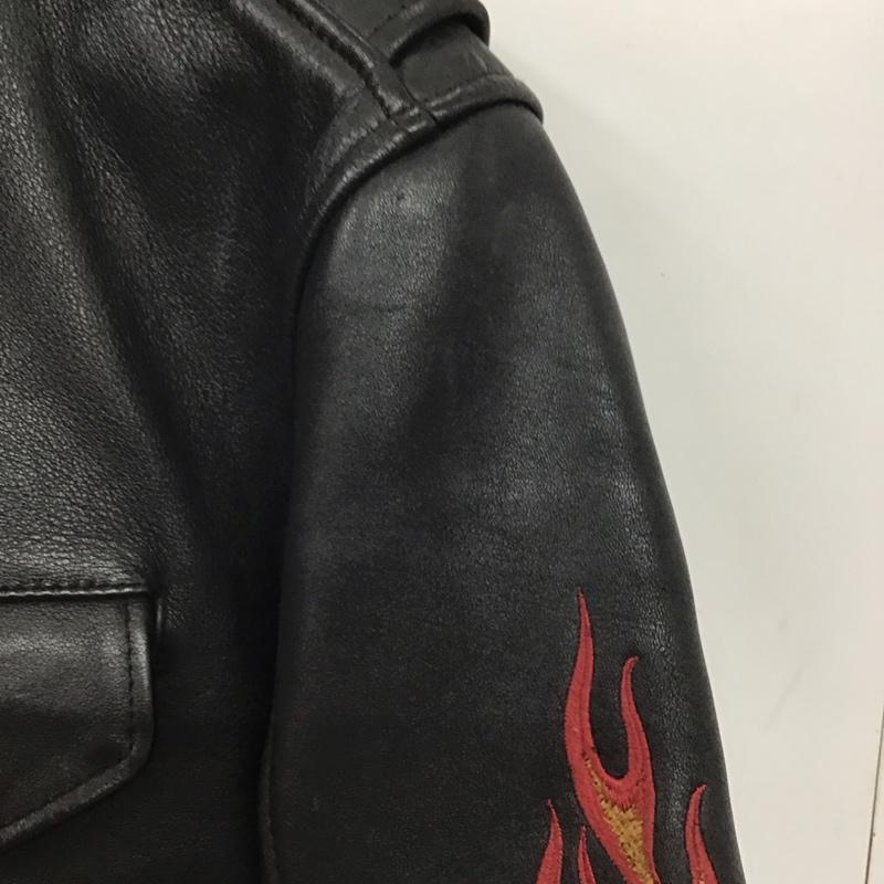 ハーレーダビッドソン Harley-Davidson ジャケット、上着 ジャケット、ブレザー レザージャケット ジップアップジャケット アウター ライダースジャケット M ロゴ、文字 黒 / ブラック /  メンズ USED 古着 中古 10137529