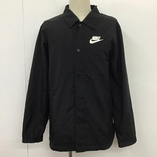 ナイキ NIKE ジャケット、上着 ジャケット、ブレザー 861753-010 カラージャケット ナイロンジャケット スポーツウェア M ロゴ、文字 黒 / ブラック /  メンズ USED 古着 中古 10110929
