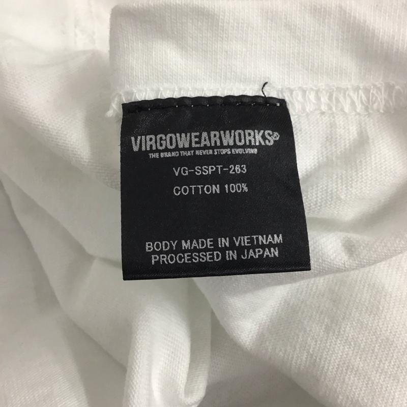 ウ゛ァルゴ VIRGO Tシャツ 半袖 5 プリント 白 / ホワイト /  メンズ USED 古着 中古 10137528
