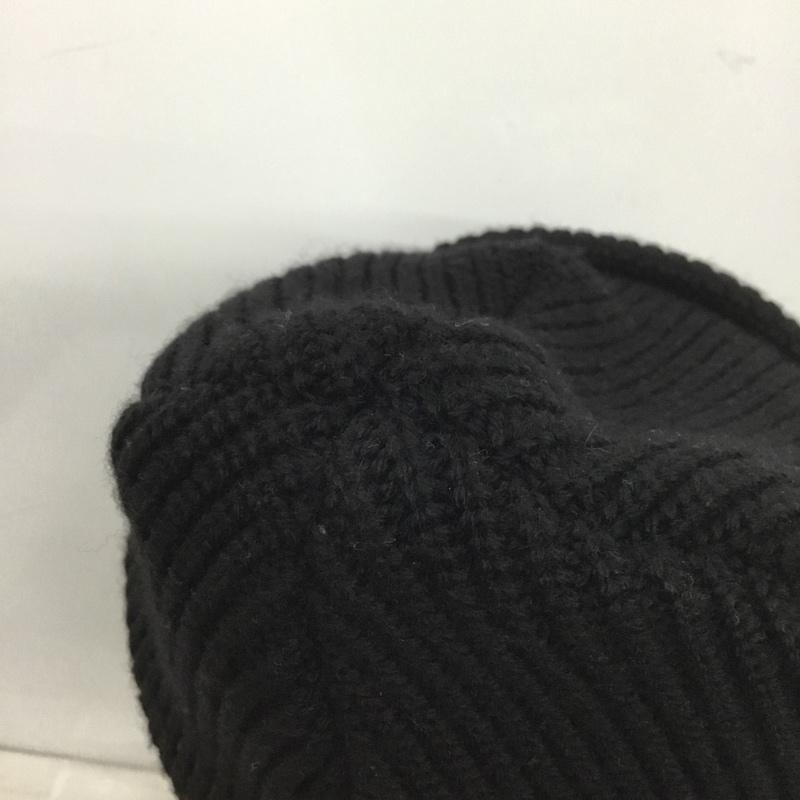 ワコマリア WACKO MARIA 帽子 ニット帽 14AW-CAP-02 ウール ロゴ、文字 黒 / ブラック /  メンズ USED 古着 中古 10142796