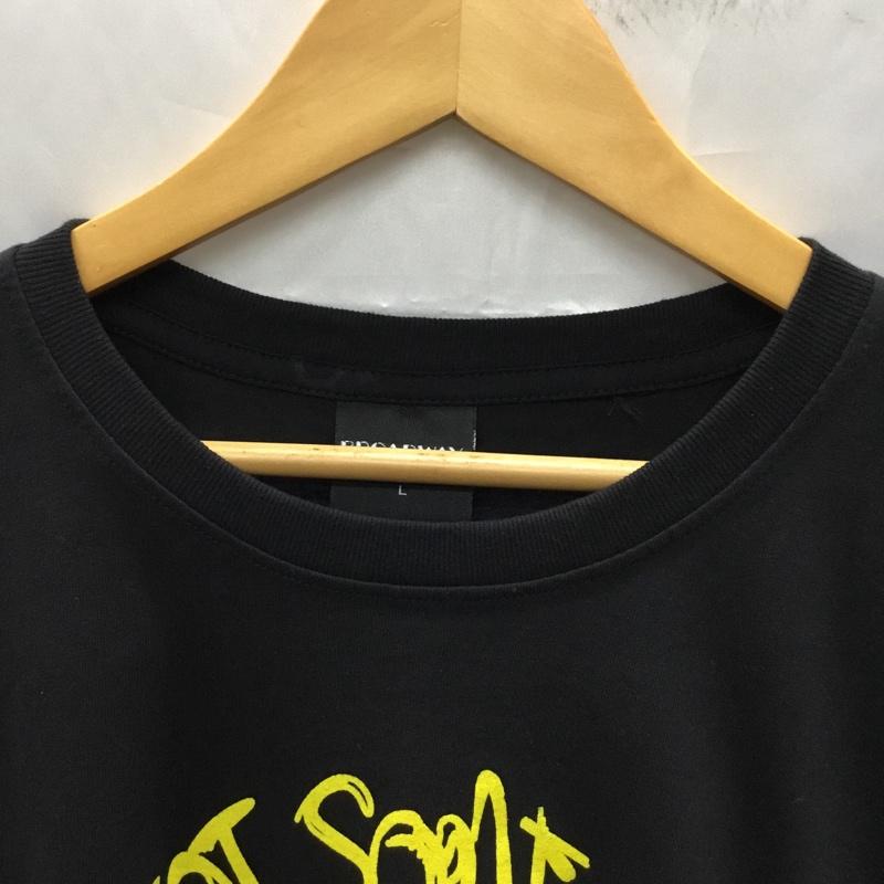 古着 USED Tシャツ 半袖 L プリント 黒 / ブラック /  メンズ USED 古着 中古 10108343