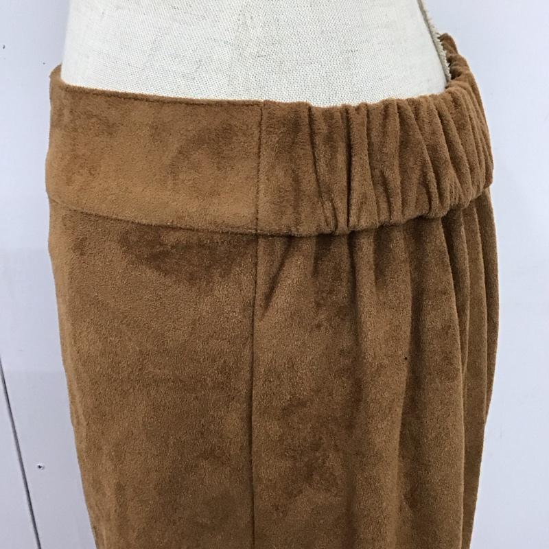 アズールバイマウジー AZUL BY MOUSSY スカート ロングスカート M 無地 茶 / ブラウン /  レディース USED 古着 中古 10121400