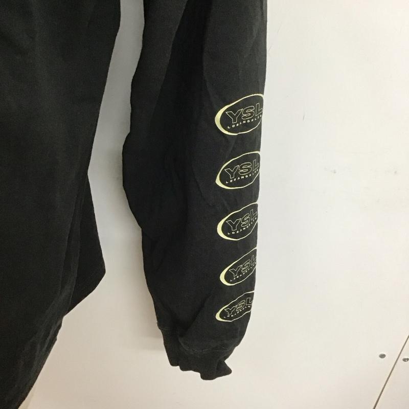 ジャーナルスタンダード JOURNAL STANDARD カットソー 長袖 長袖カットソー プリントカットソー クルーネック 長袖プリントTシャツ L ロゴ、文字 黒 / ブラック /  メンズ USED 古着 中古 10126516