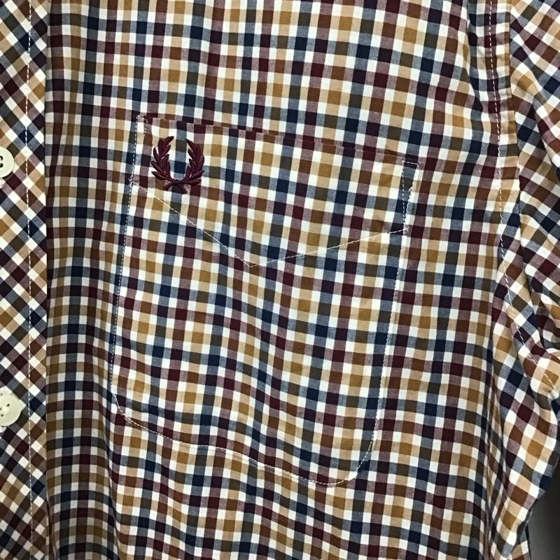 フレッドペリー FRED PERRY シャツ、ブラウス 長袖 長袖シャツ チェックシャツ カラーシャツ ボタンダウンシャツ M チェック マルチカラー / マルチカラー /  メンズ USED 古着 中古 10131109